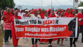 Protest in Abuja for the kidnapped Nigerian girls