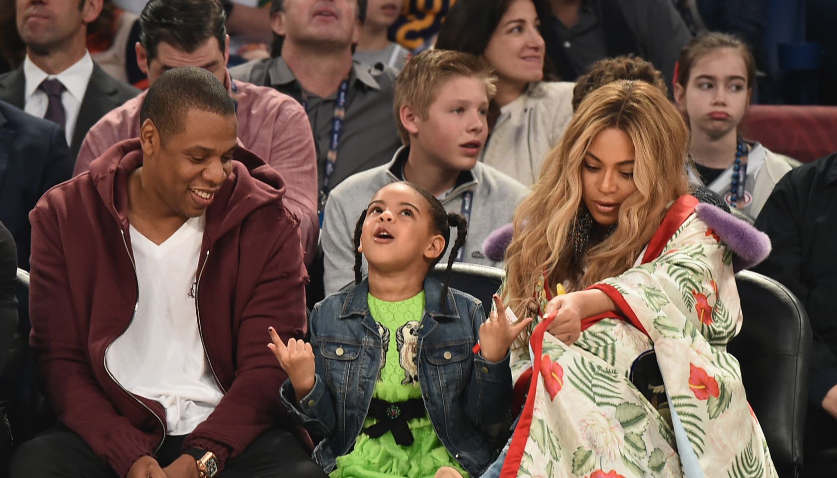 Celebrities Attend The 66th NBA All-Star Game