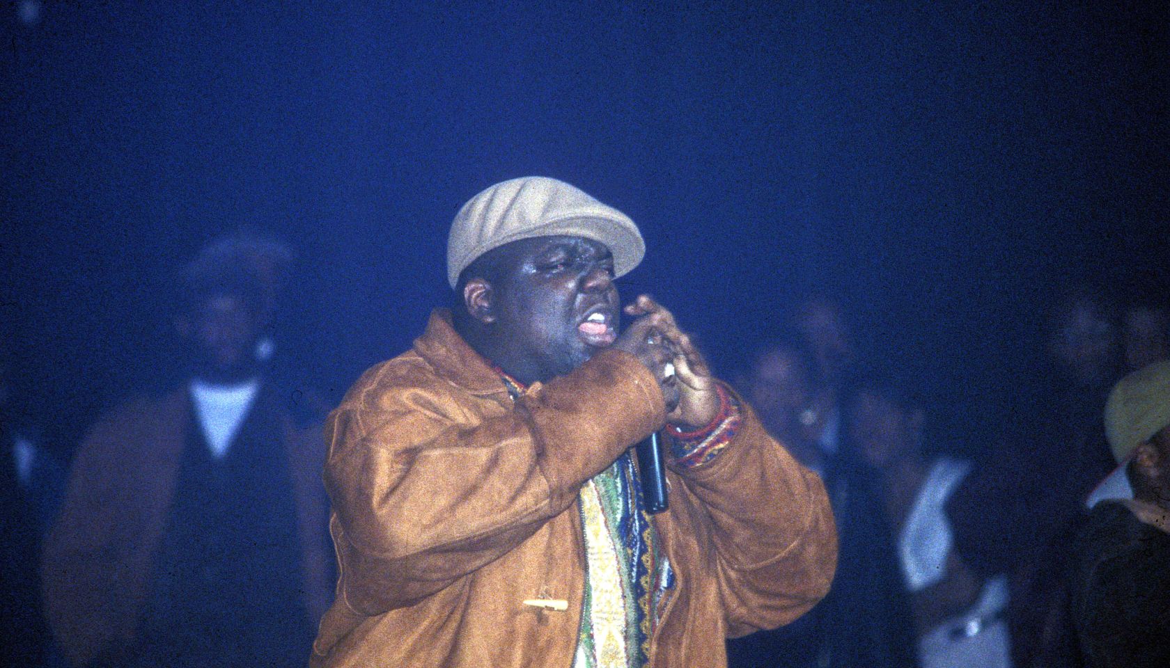 Notorious B.I.G. performs live
