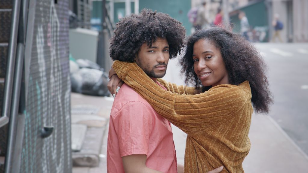 Portrait of an Attractive African American in the City