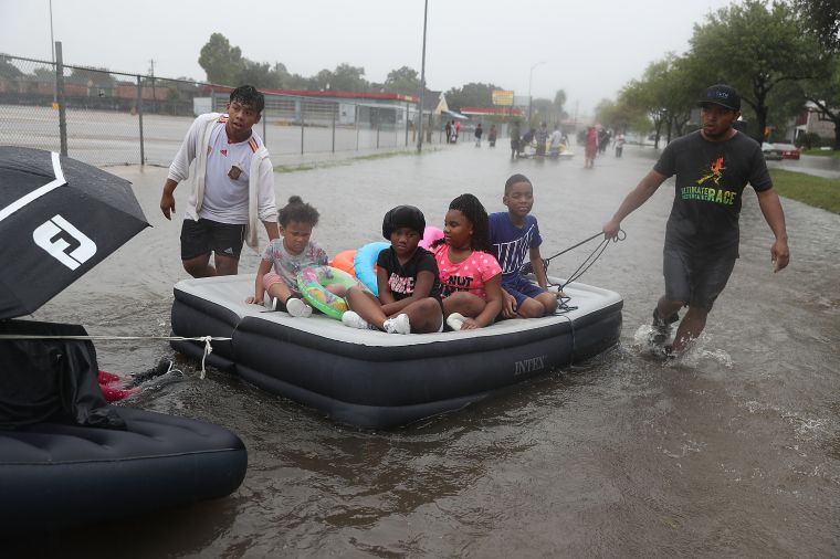 Hurricane Harvey Slams into Texas Gulf Coast
