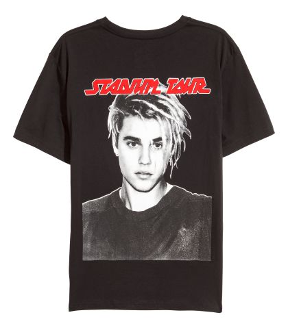 JUSTIN BIEBER MERCH x H&M