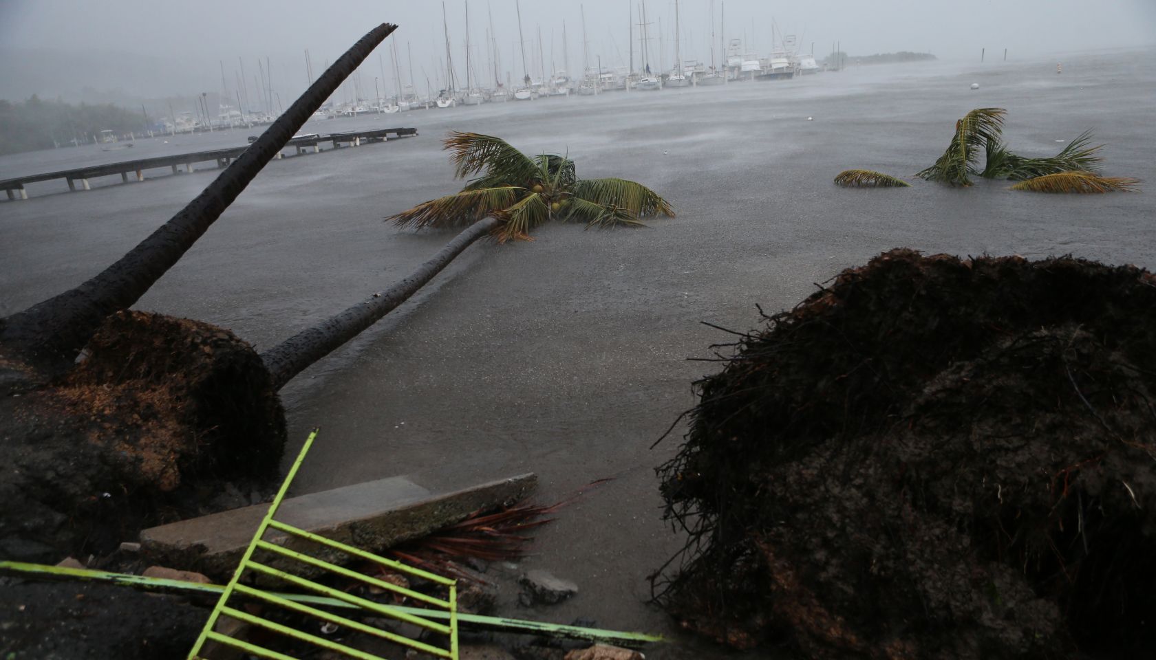 Hurricane Irma Barrels Into Puerto Rico