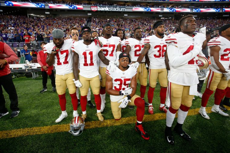 Eric Reid of the San Francisco 49ers