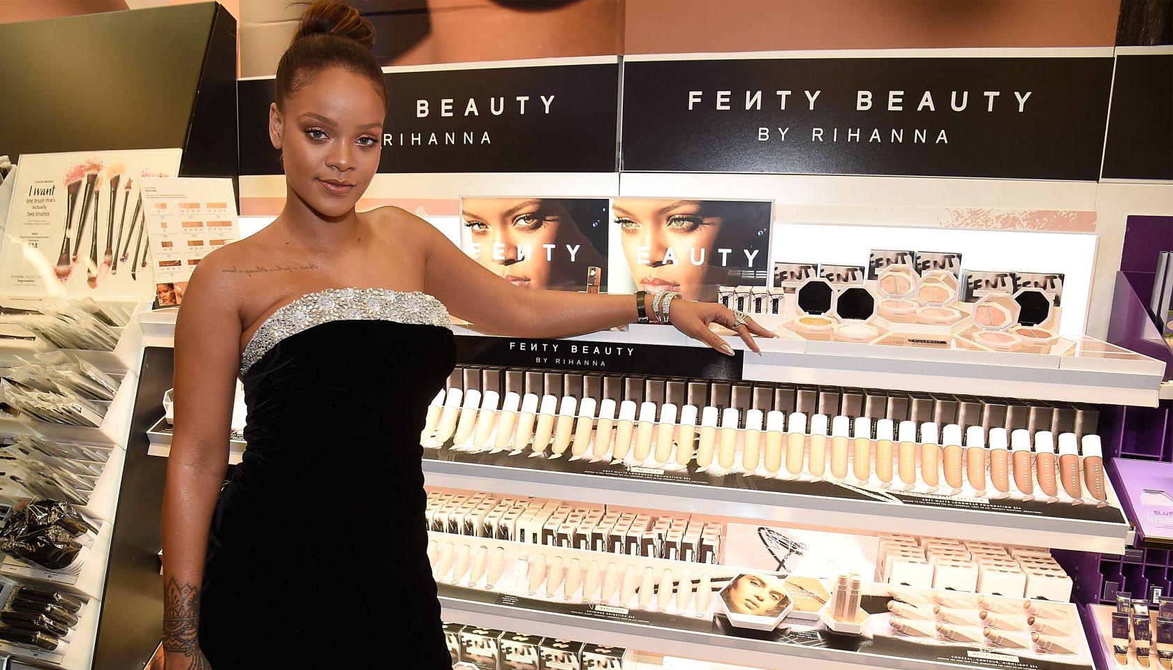 Rihanna Launches Fenty Beauty at Sephora Times Square