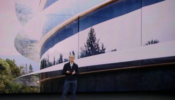 Apple Holds Product Launch Event At New Campus In Cupertino