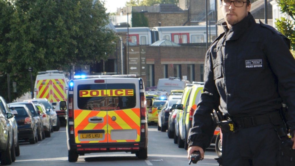 Explosion in a subway in London