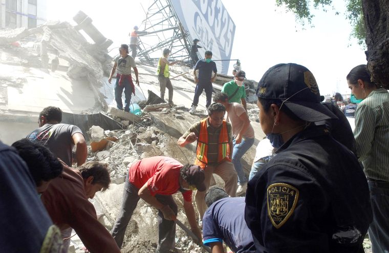 Earthquake Strikes Mexico City