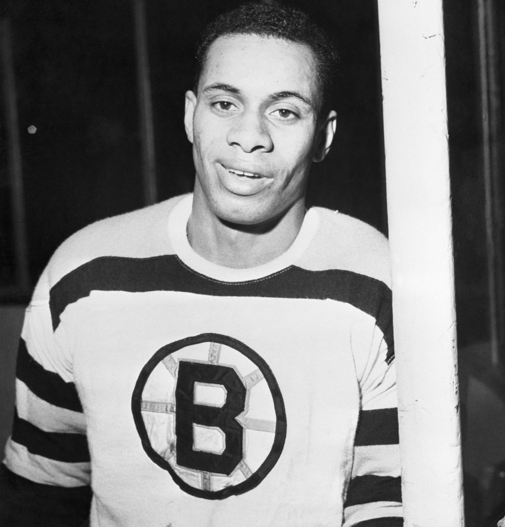 First Negro in National Hockey League