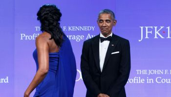 Obama Recieves JFK Profile In Courage Award