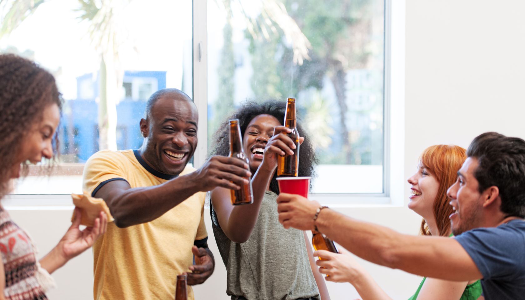 Pizza and beers party