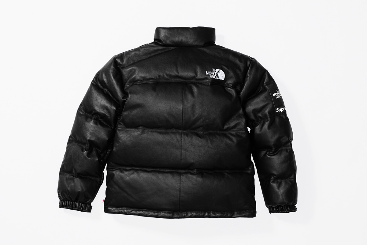 north face x supreme leather jacket