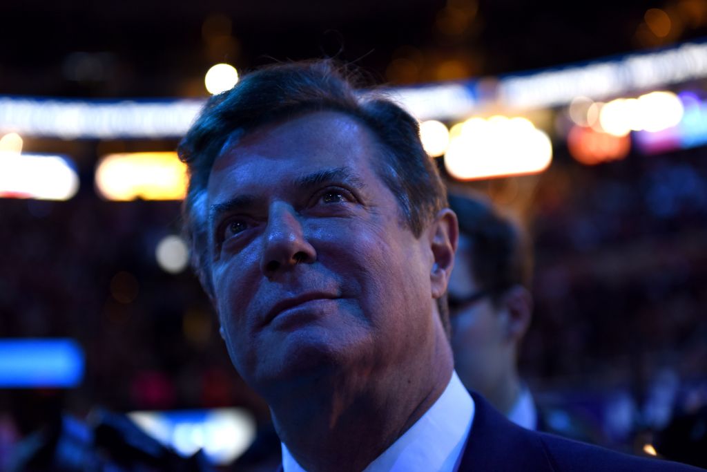 CLEVELAND, OH - JULY 21: Trump campaign manager Paul Manafort l