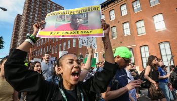 Students march in Baltimore over death of Freddie Gray