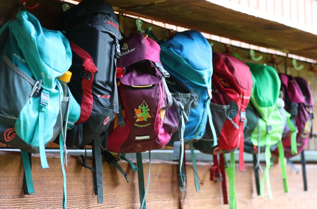 Children In A Forest Kindergarten