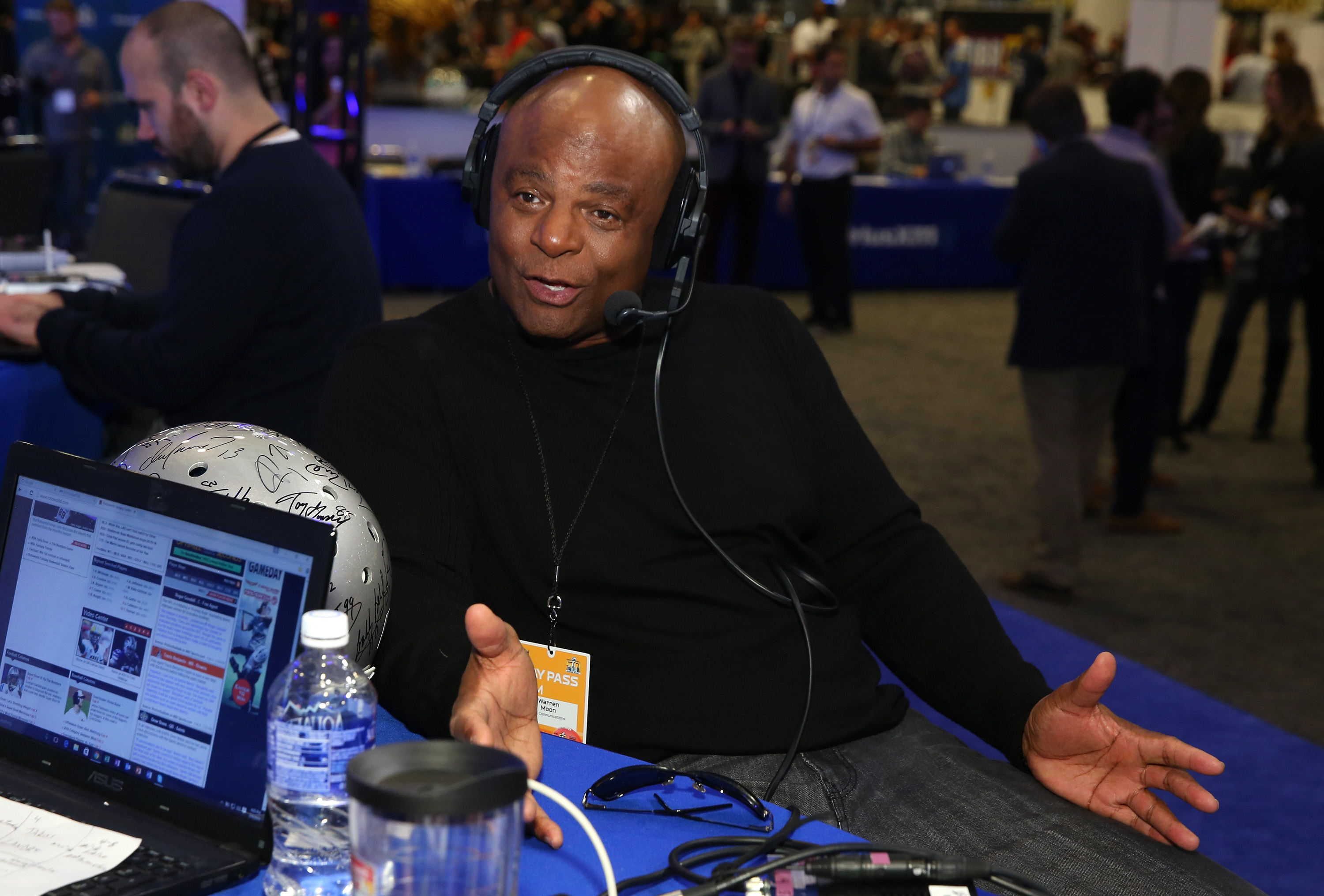 SiriusXM at Super Bowl 50 Radio Row - Day 1