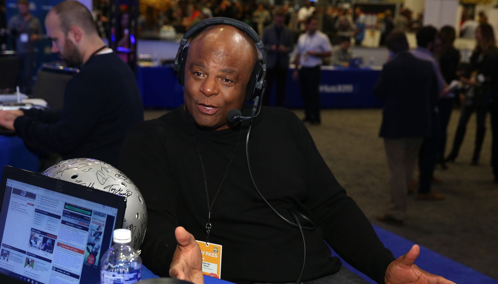 SiriusXM at Super Bowl 50 Radio Row - Day 1