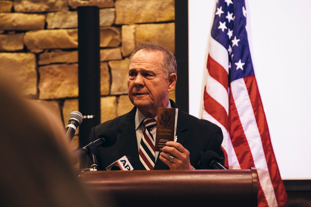 Embattled GOP Senate Candidate Judge Roy Moore Attends Mid-Alabama Republican Club's Veterans Day Event