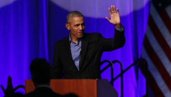 Obama at climate event in Chicago doesn't mention Trump's name; says U.S. in an 'unusual time'