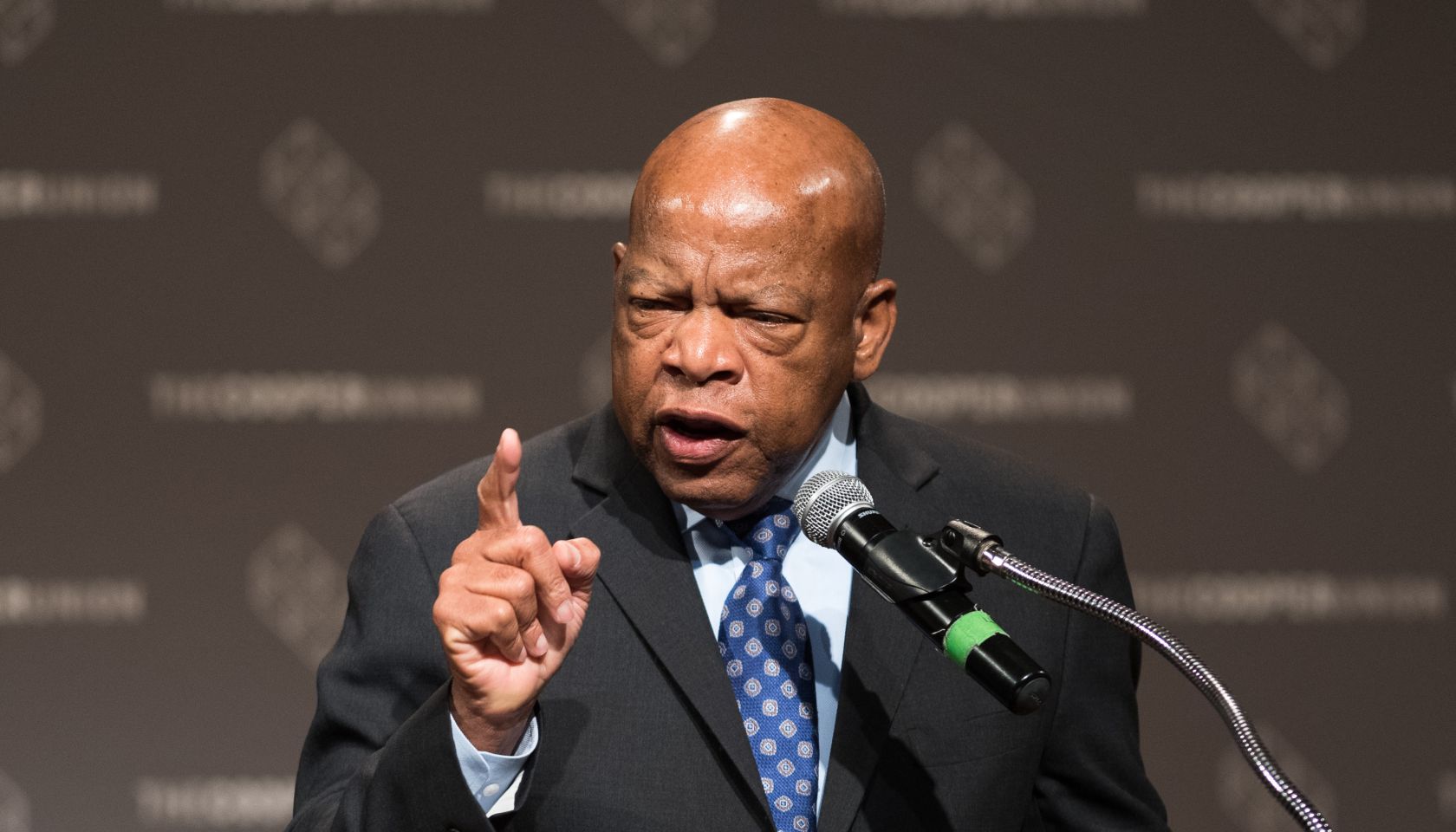 U.S. Congressman John Lewis speaking at Cooper Union...