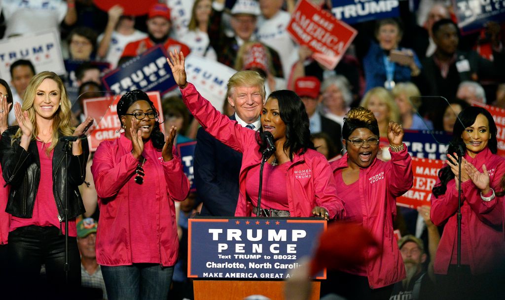 Republican presidential candidate Donald Trump campaigns in Charlotte