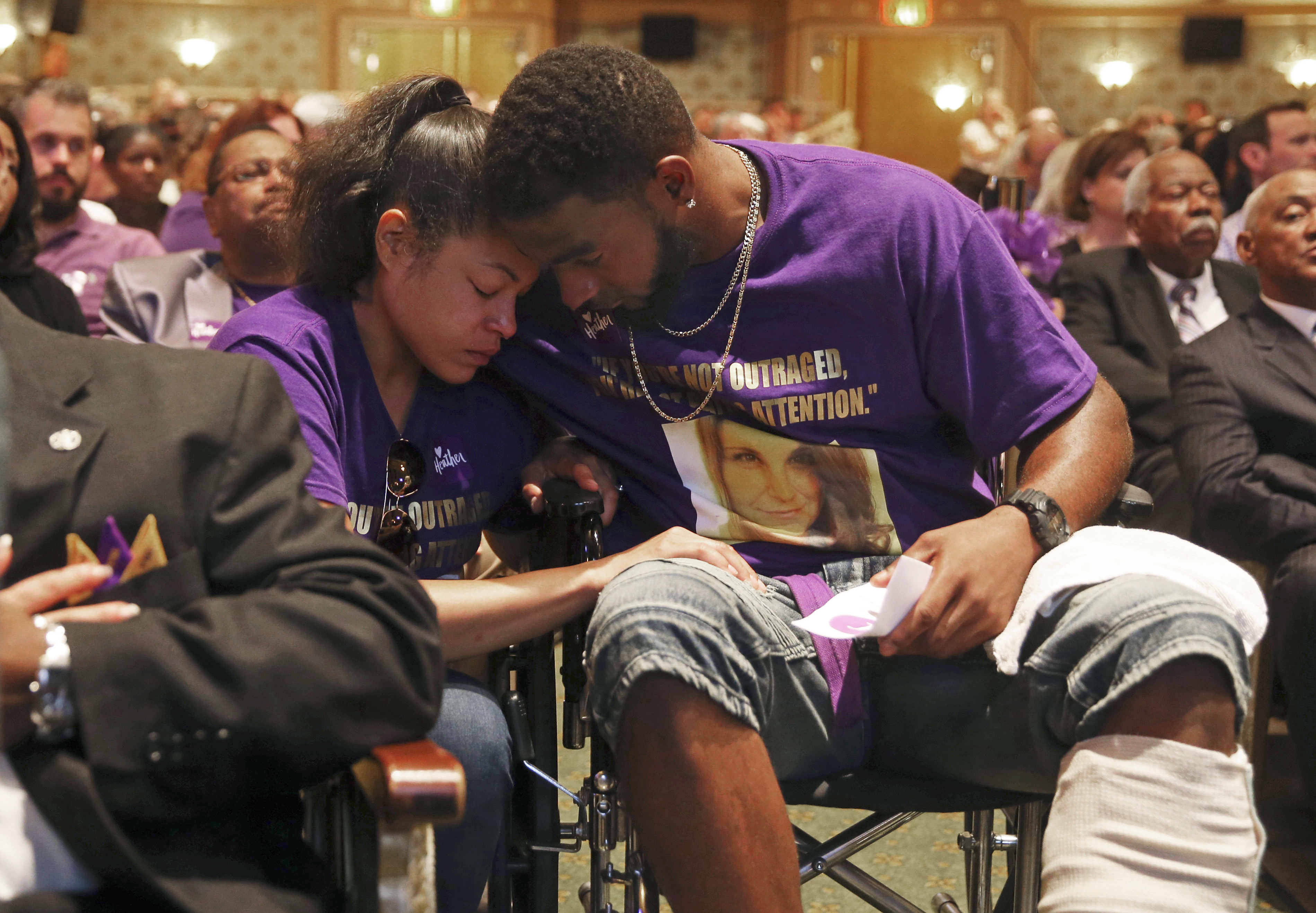 Memorial Held In Charlottesville For Heather Heyer, Victim Of Car Ramming Incident During Protest After White Supremacists' Rally