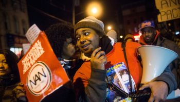 Daughter Of Eric Garner Leads Protest March In Staten Island