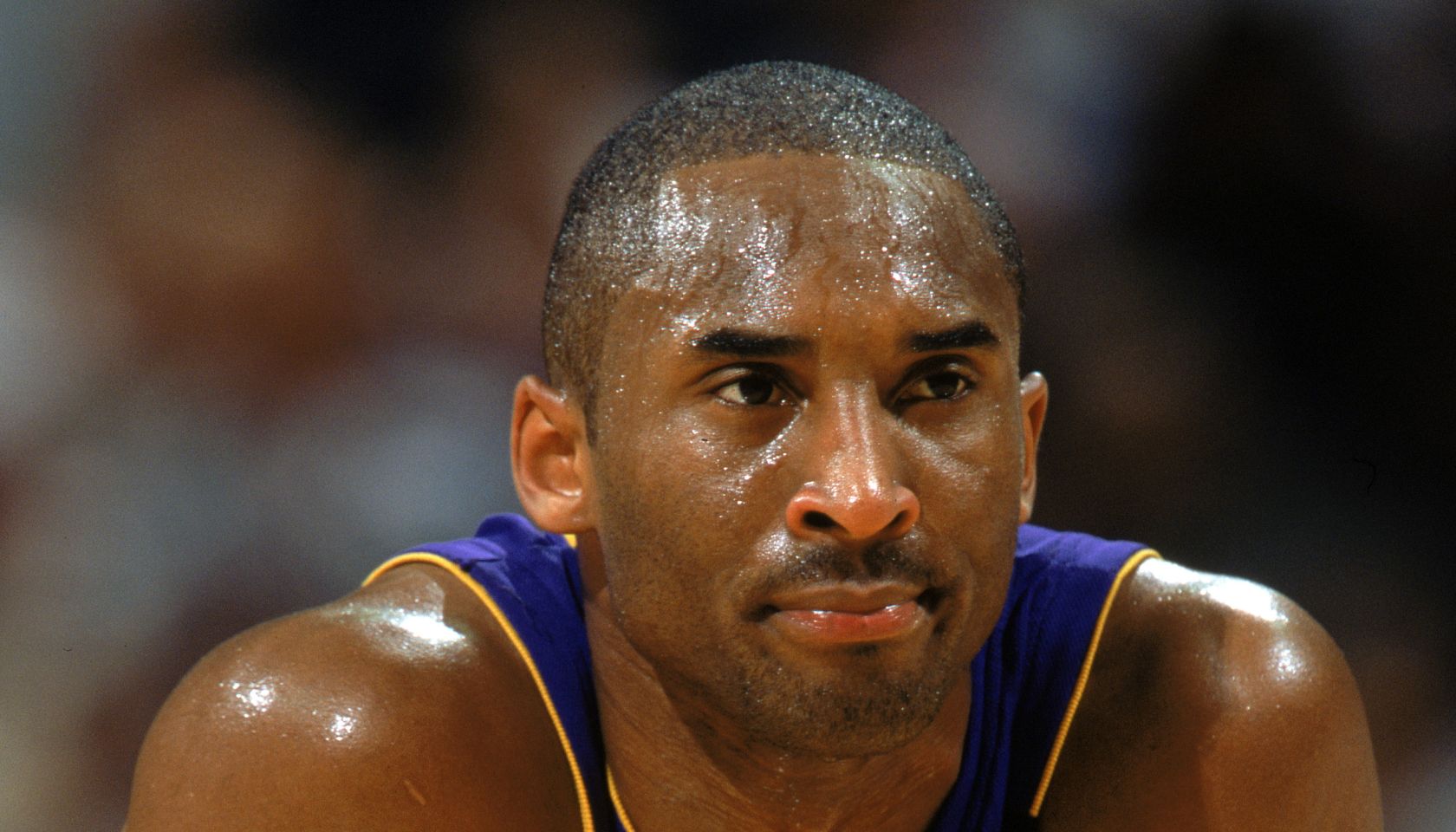 Kobe Bryant on the court