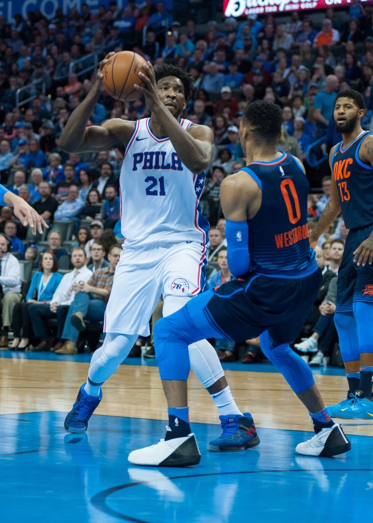 NBA: JAN 28 76ers at Thunder