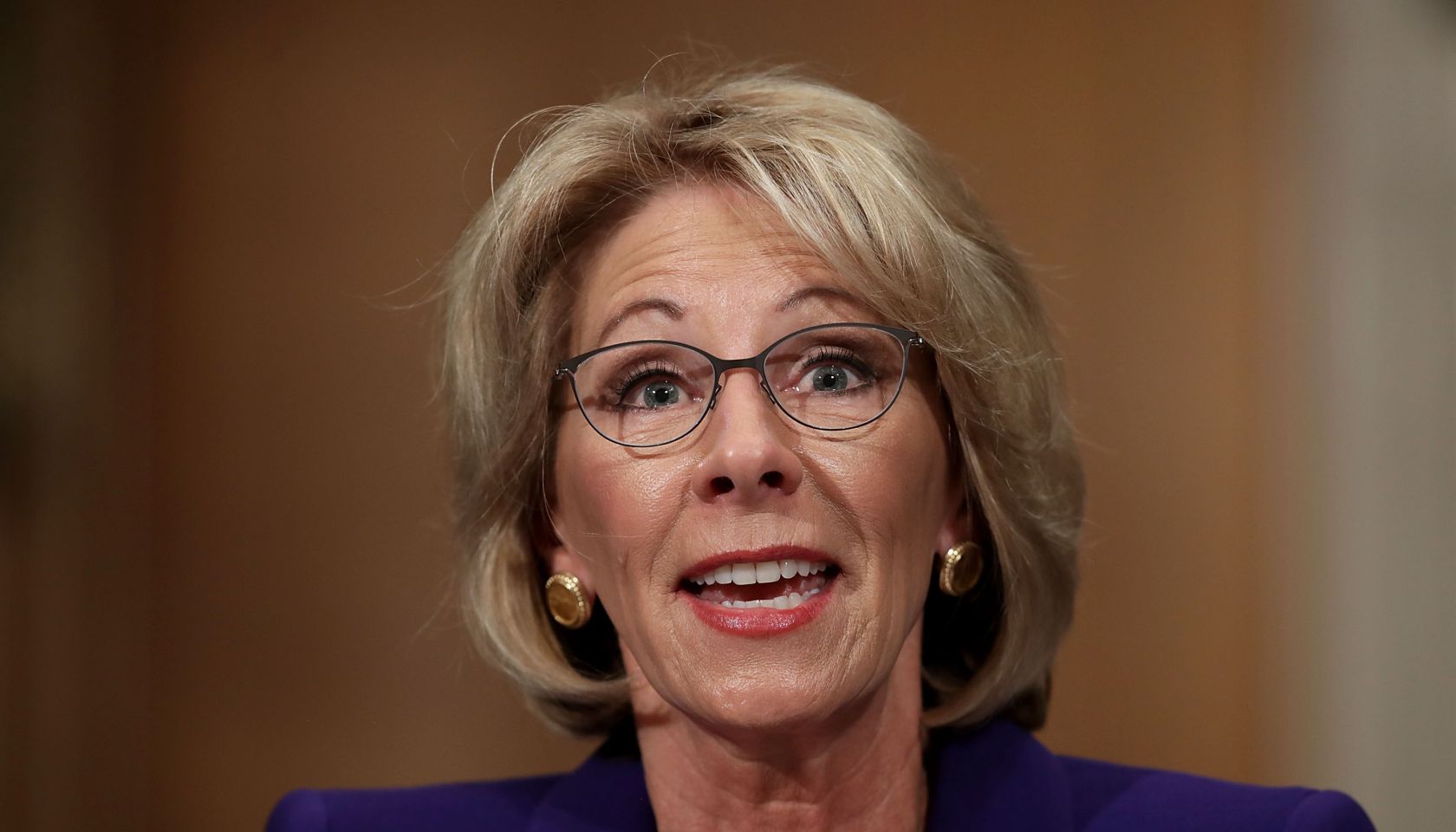 Trump's Selection For Education Secretary Betsy DeVos Testifies During Her Senate Confirmation Hearing