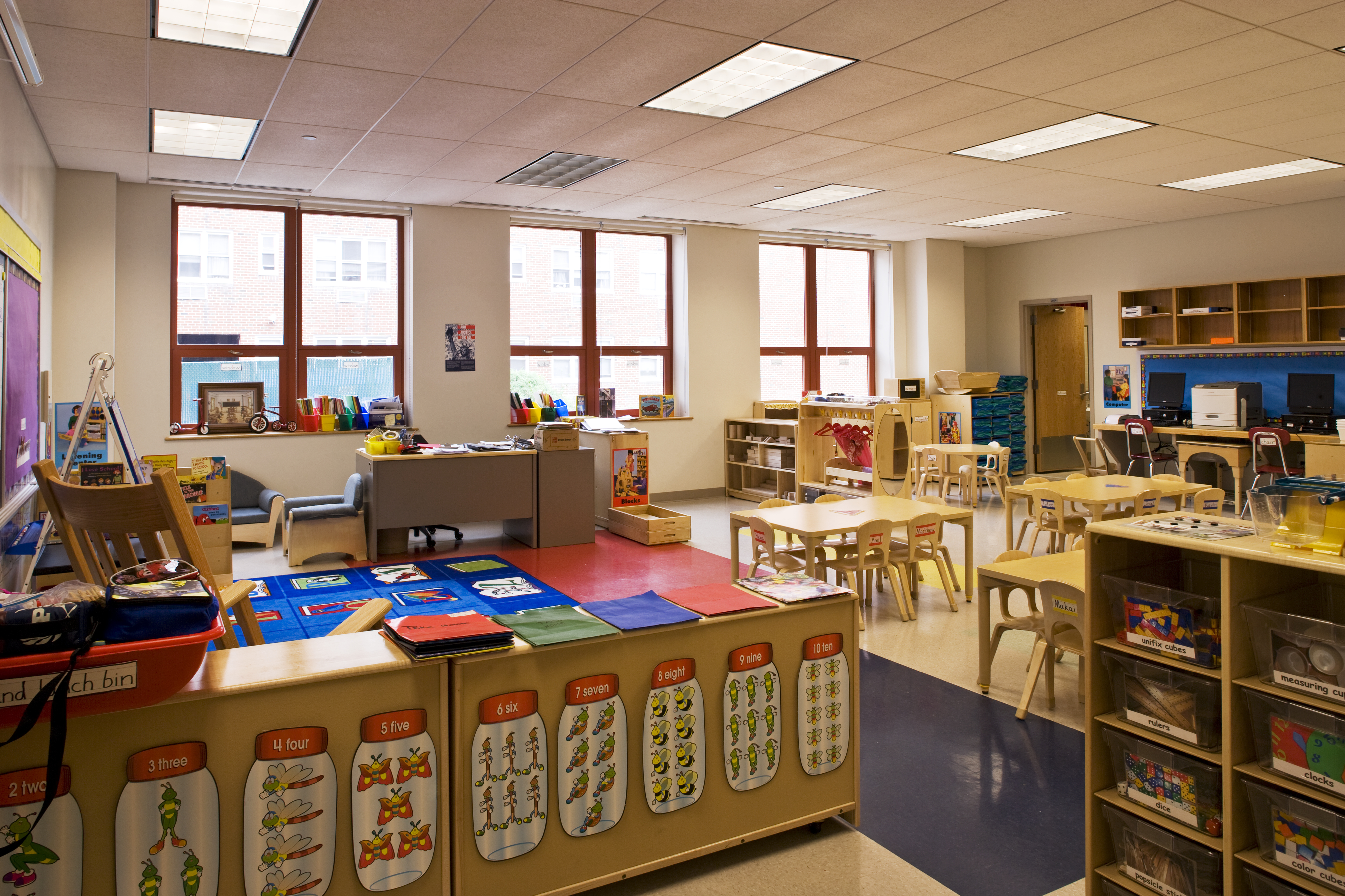 Classroom at Baychester Academy, Bronx, New York