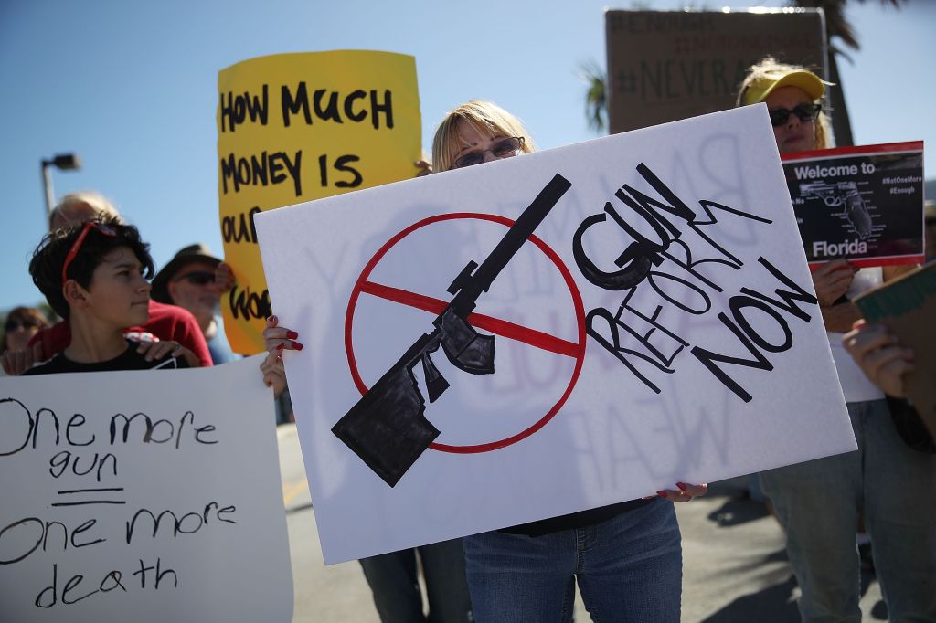 Protestors Rally Against New AK-47 Manufacturer In Broward County Florida