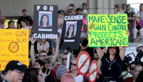 Emotional crowd rallies in Fort Lauderdale to demand gun restrictions