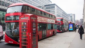 The new iconic buses in the streets of London
