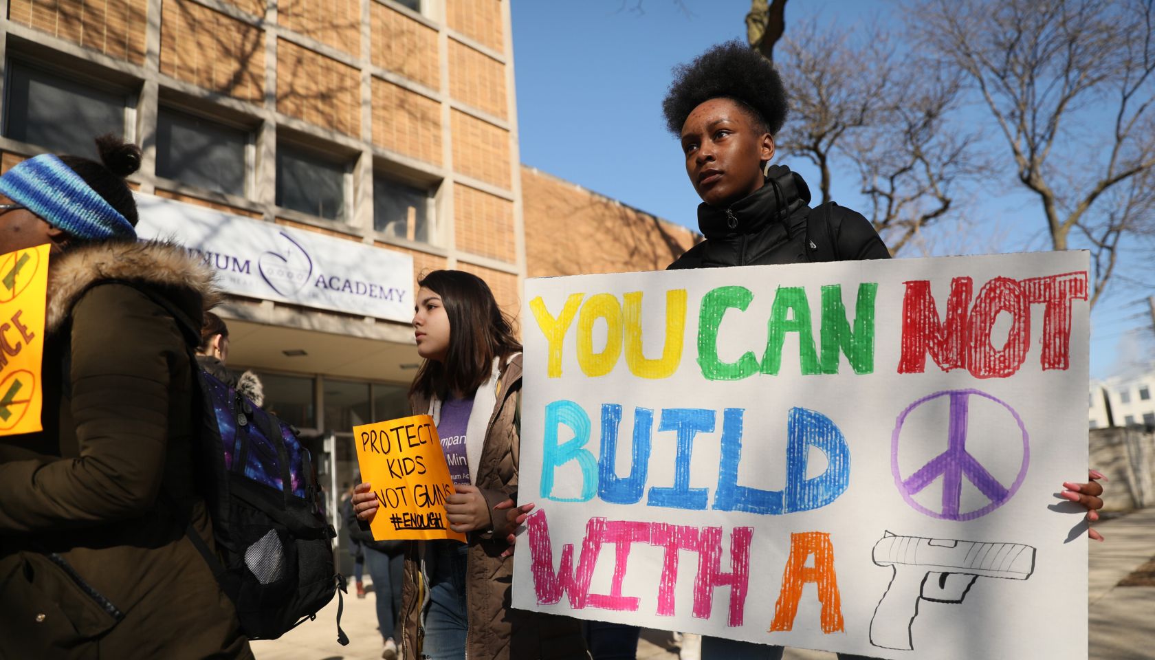 Students walk out from schools at 10am to protest gun violence - MD