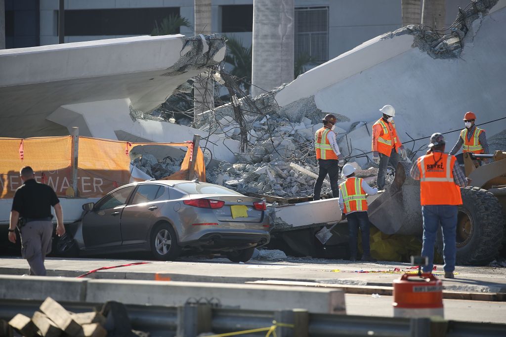 At Least 6 Dead After Collapse Of Pedestrian Bridge In Miami