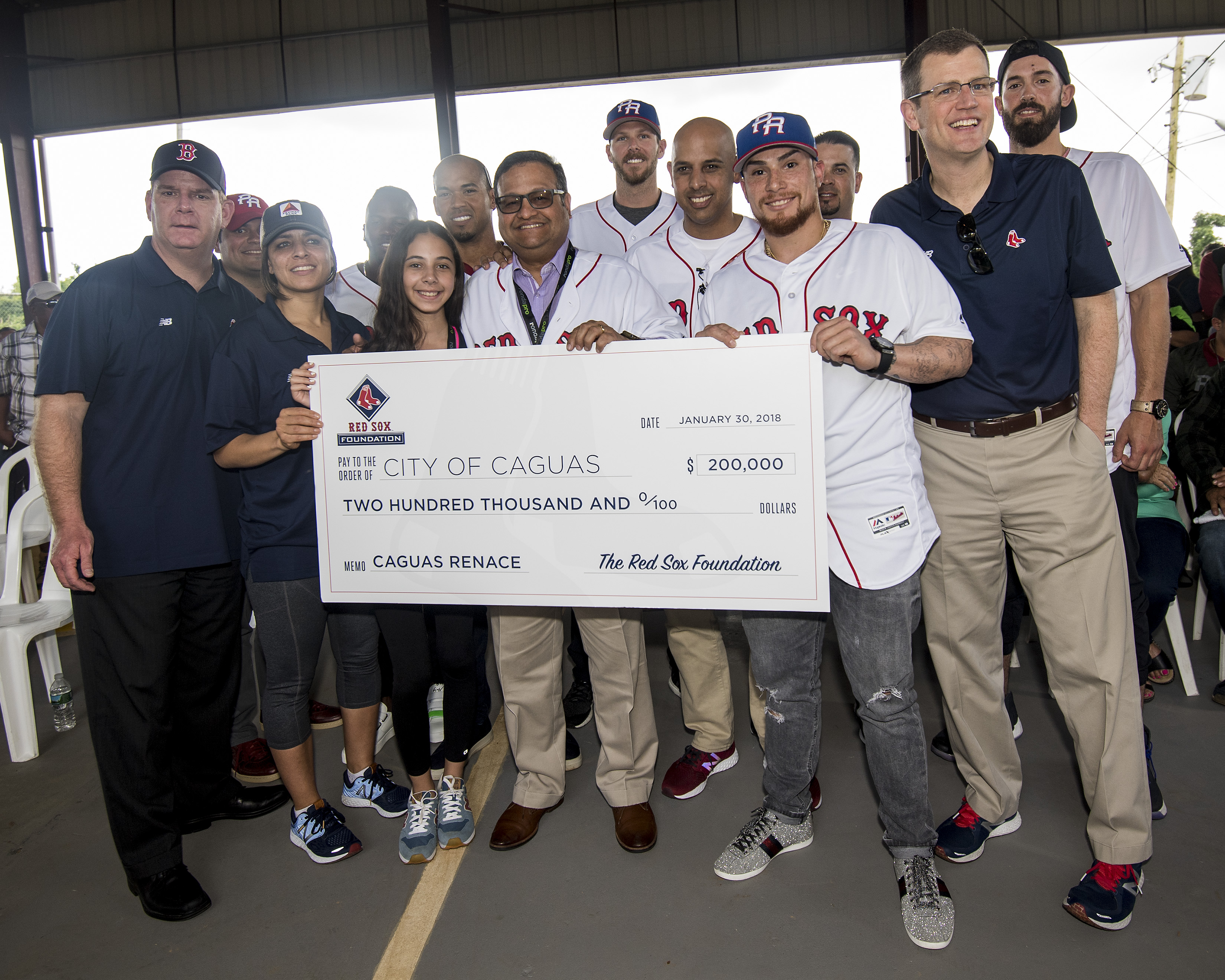 Boston Red Sox Hurricane Relief Trip