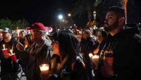 Las Vegas Residents Hold Vigil For Florida High School Shooting Victims
