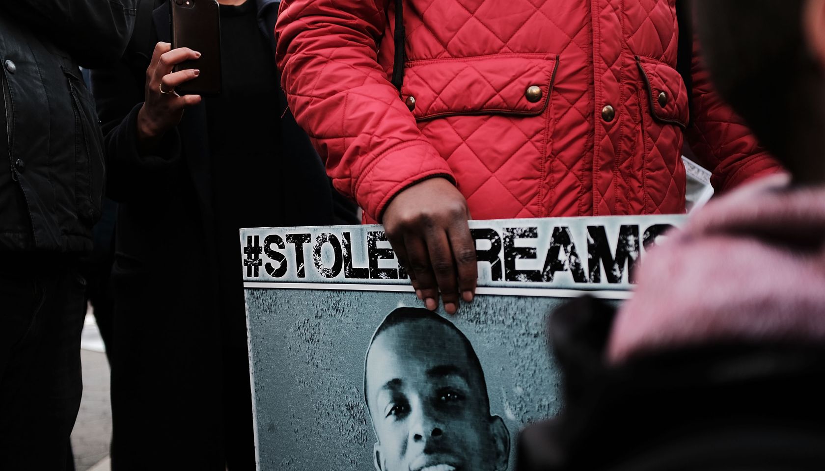 Vigil And Rally Held For Stephon Clark In NYC On 50th Anniversary Of MLK's Assassination