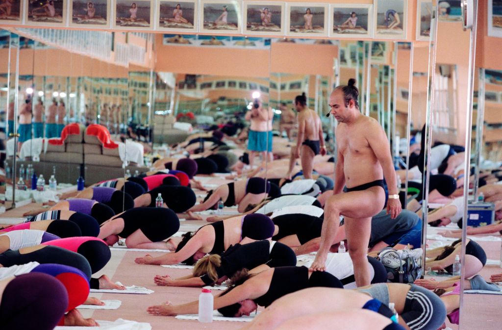 Bikram Choudhury Teaches Yoga Class