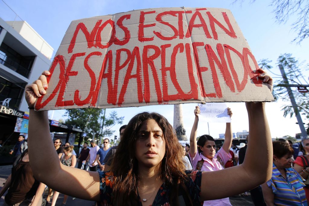 TOPSHOT-MEXICO-CRIME-STUDENTS-PROTEST