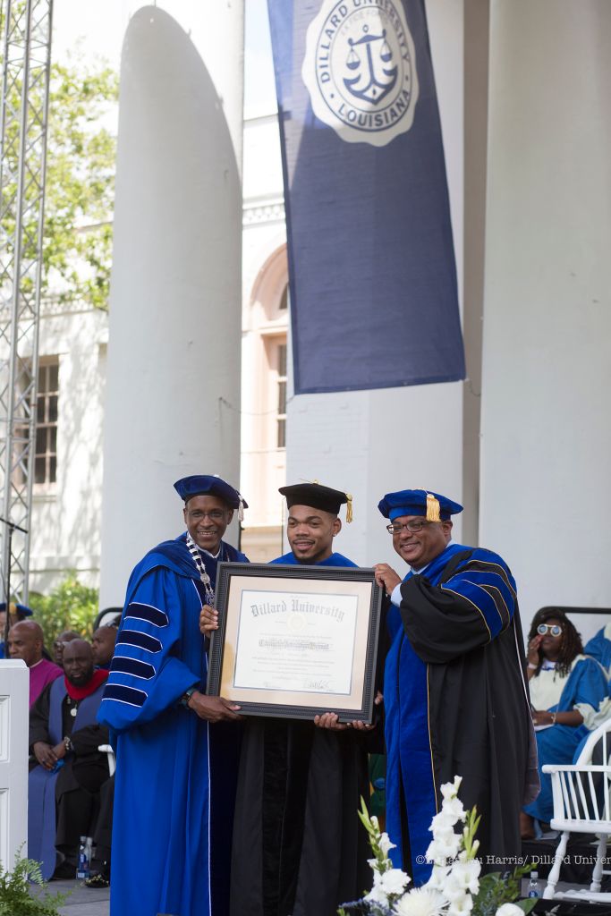 Chance The Rapper at Dillard Commencement