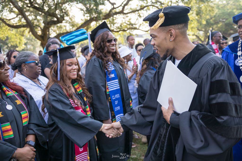 Chance The Rapper at Dillard Commencement