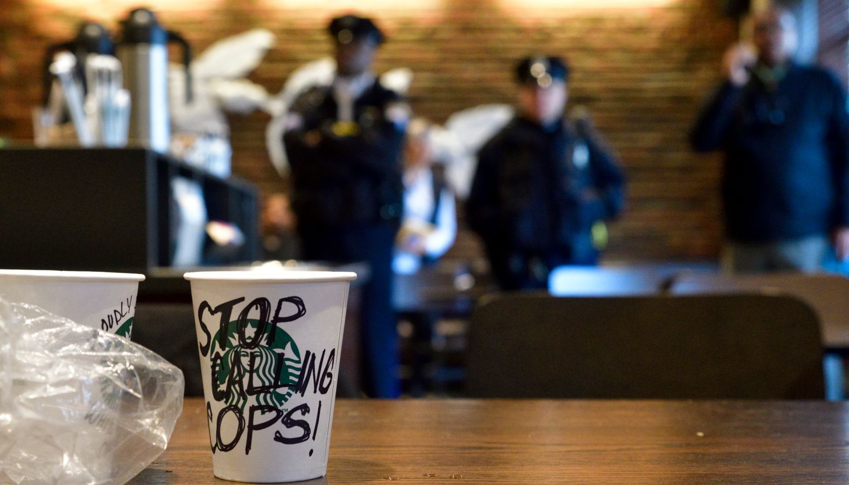 Ongoing Anti-Racism Protest at Starbucks in Philadelphia, PA