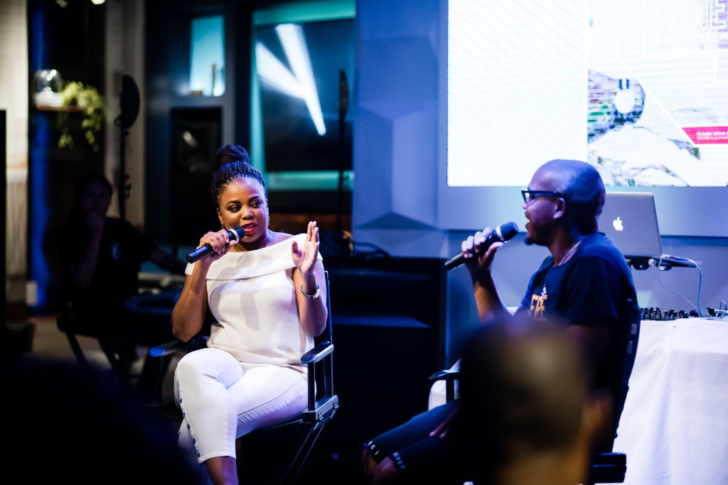 Jemele Hill and Julian Mitchell