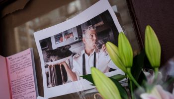 Mourners Leave Flowers At Anthony Bourdain's Former Restaurant, After His Suicide Death