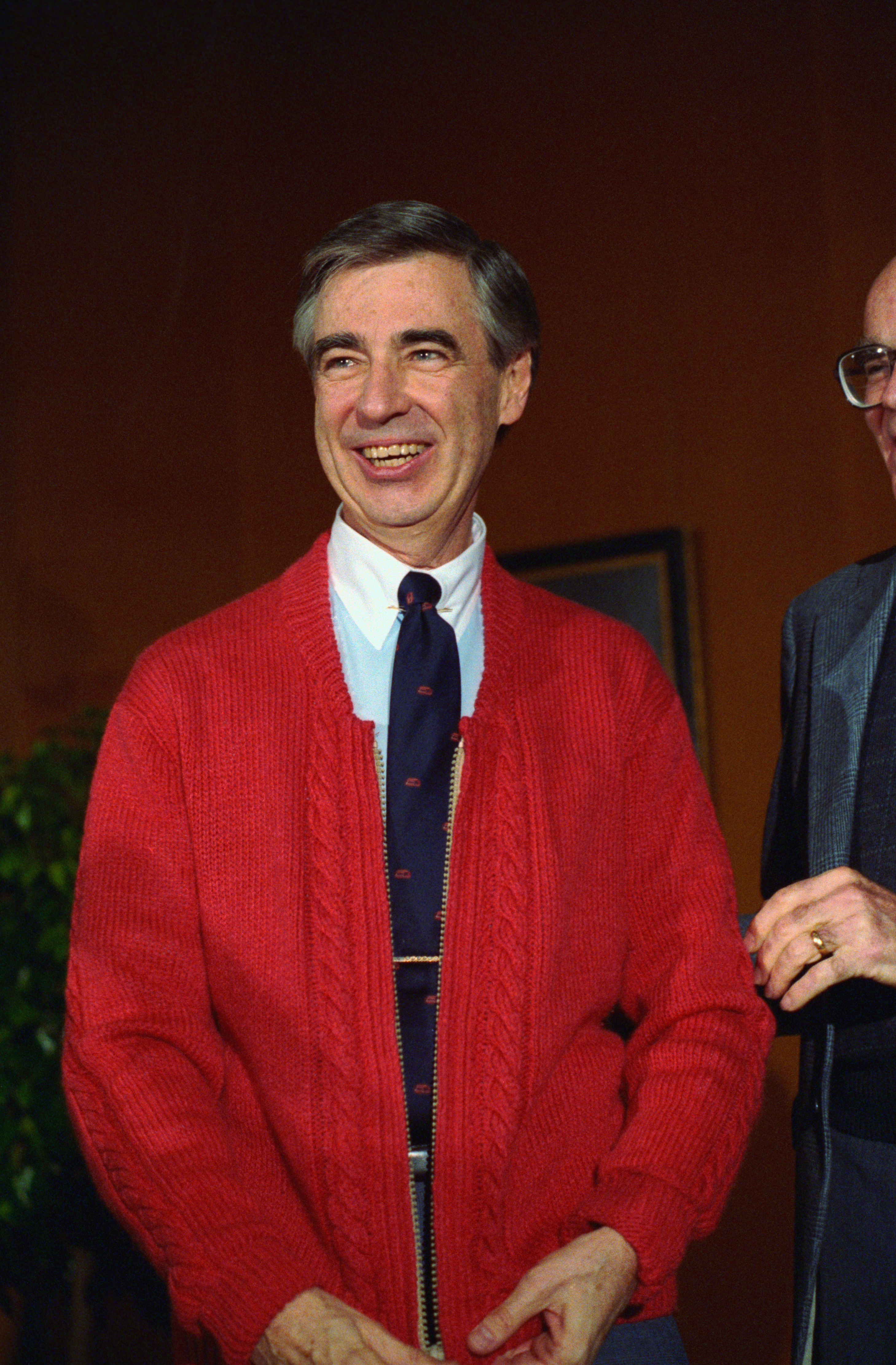 Fred Rogers Donating His Red Sweater