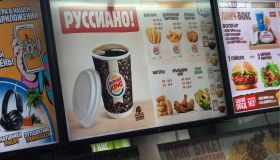 Burger King fast food restaurant offers Rusiano coffee