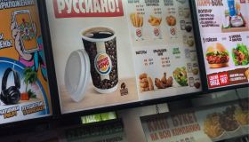 Burger King fast food restaurant offers Rusiano coffee