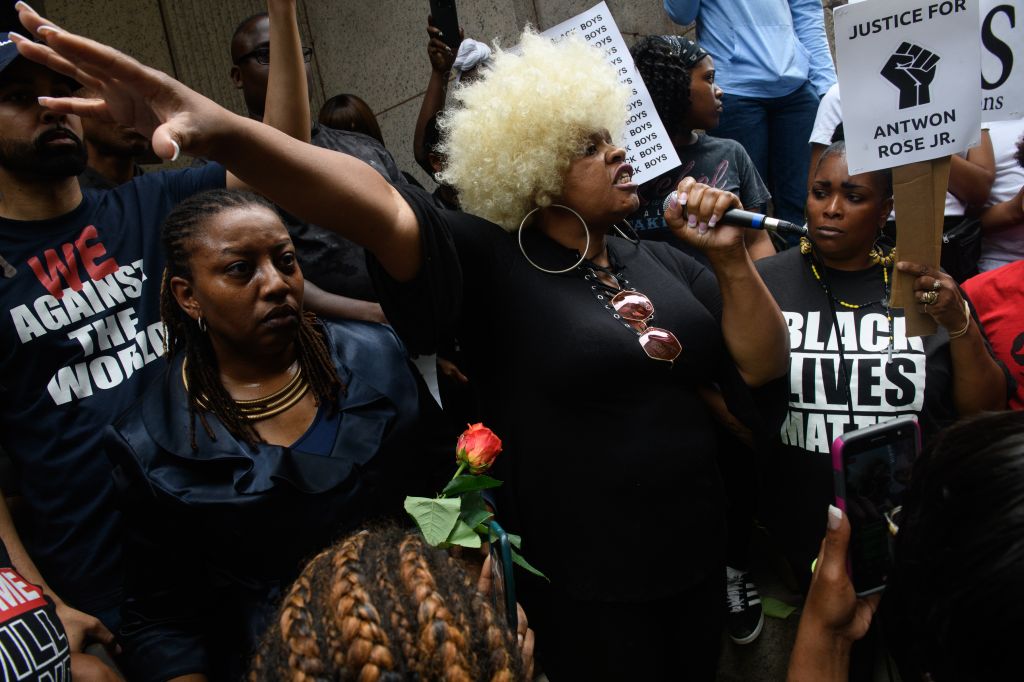 Activists Demonstrate In Pittsburgh After Unarmed Black Teen Was Fatally Shot In Back By Police While Fleeing A Traffic Stop